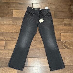 Classic Women's Straight Leg Jeans in Black